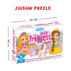 Dreamland Publications Little Princess Jigsaw Puzzle for Kids – 96 Pcs | With Colouring & Activity Book and 3D Model - Distacart