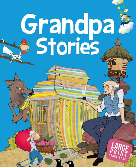 Grandpa Stories : Large Print (Paperback) - Om Books