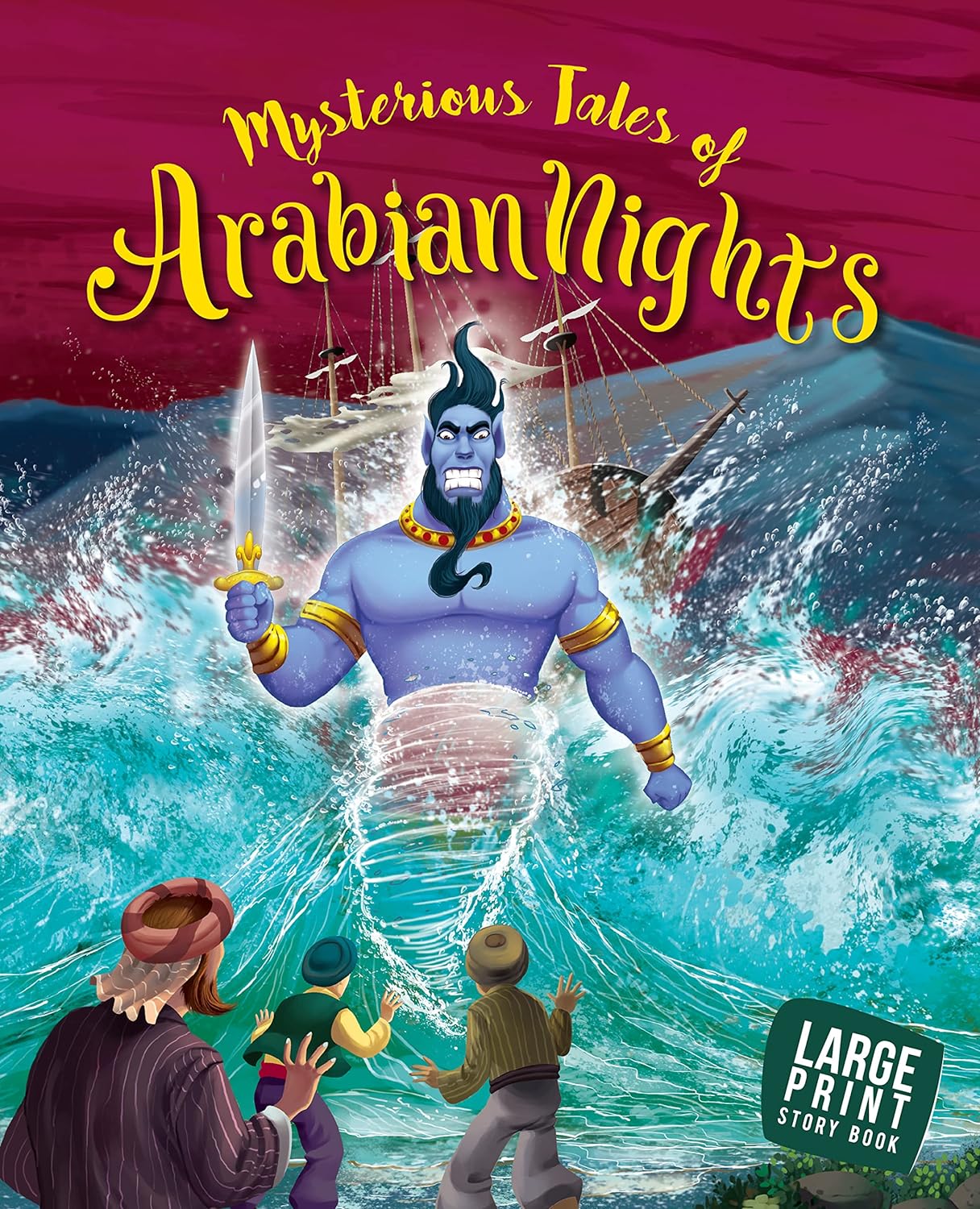 Mysterious Tales of Arabian Nights : Large Print - Om Books - Distacart