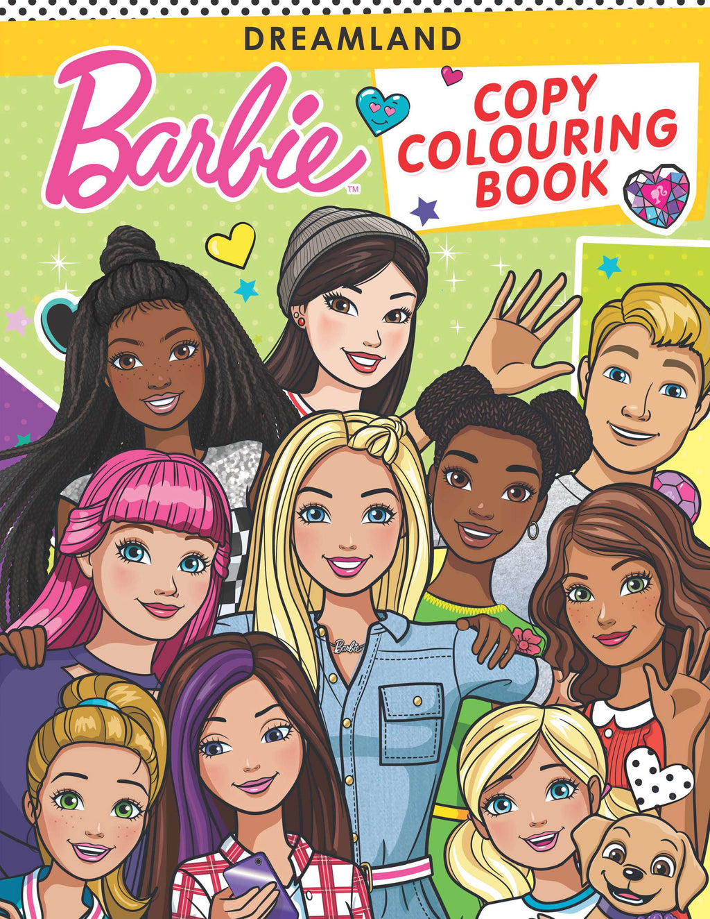 Dreamland Publications Barbie Copy Colouring Book - Distacart