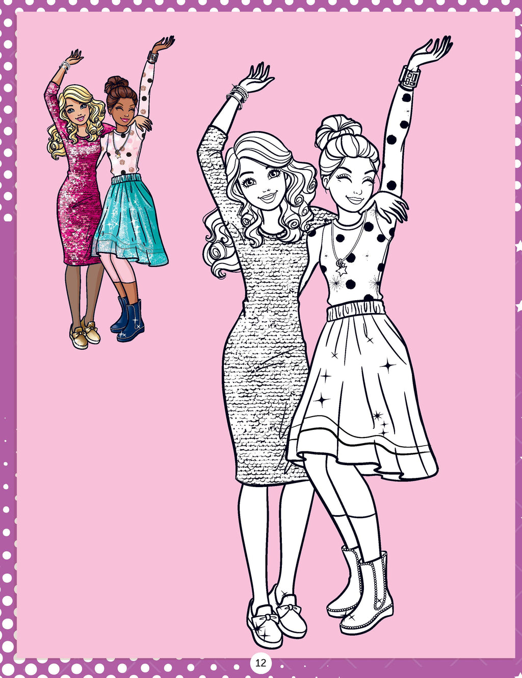 Dreamland Publications Barbie Copy Colouring Book - Distacart