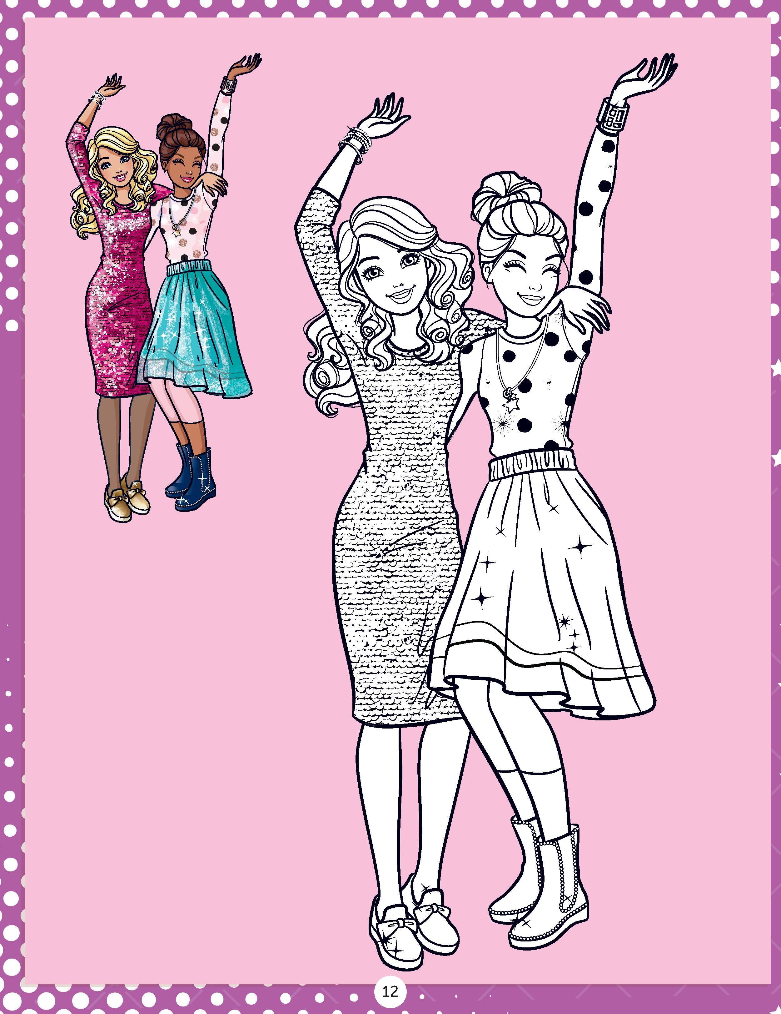 Dreamland Publications Barbie Copy Colouring Book - Distacart