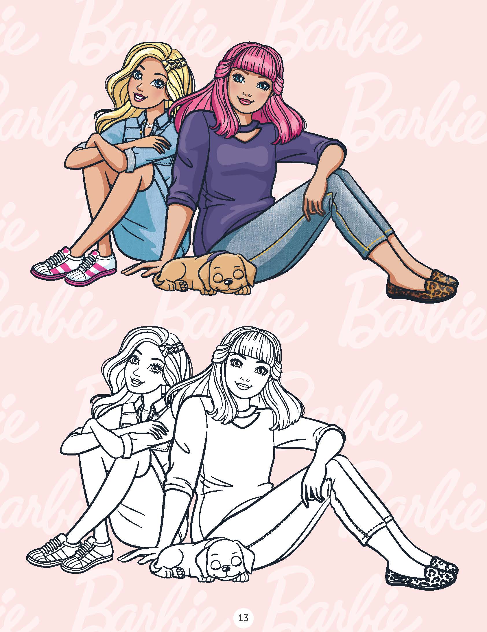 Dreamland Publications Barbie Copy Colouring Book - Distacart