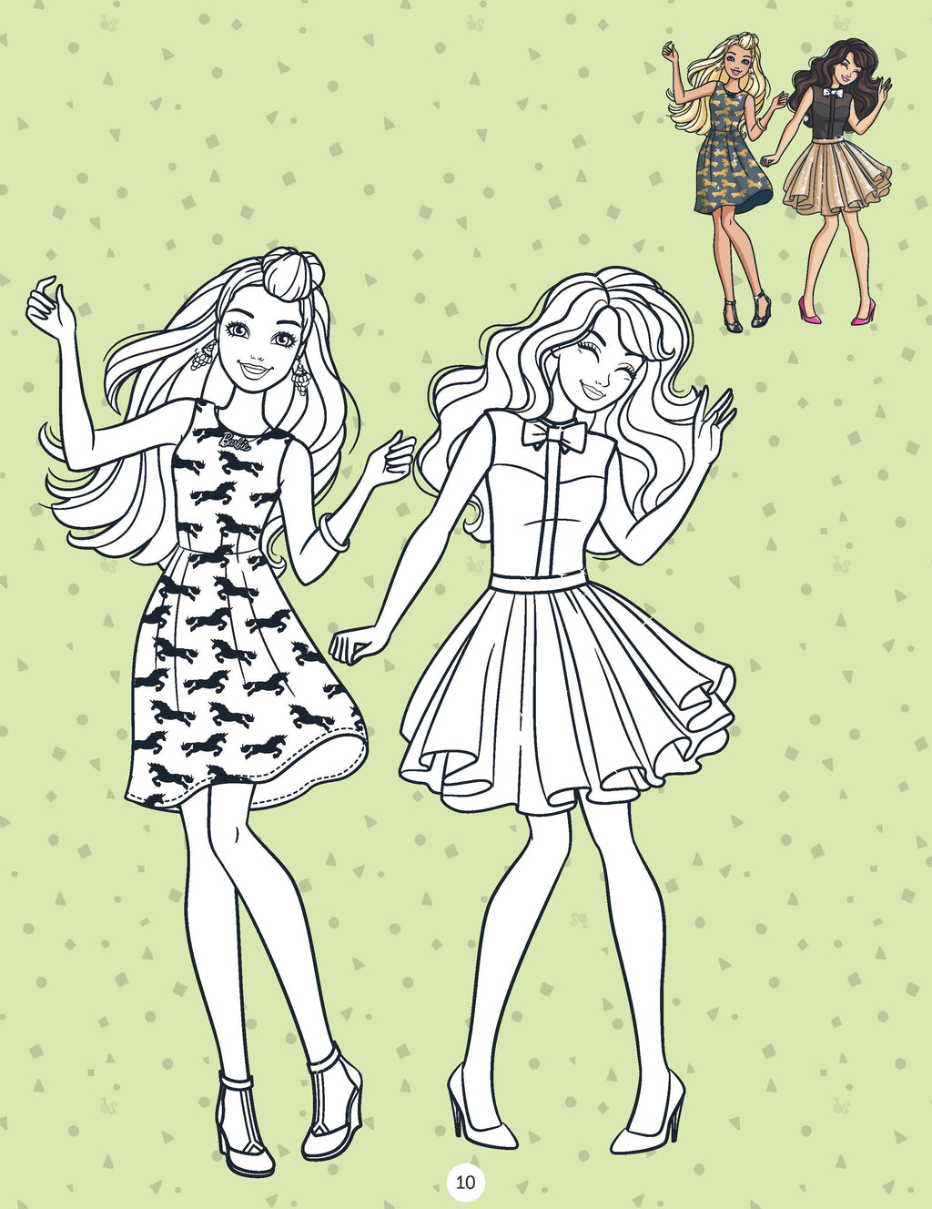 Dreamland Publications Barbie Copy Colouring Book - Distacart