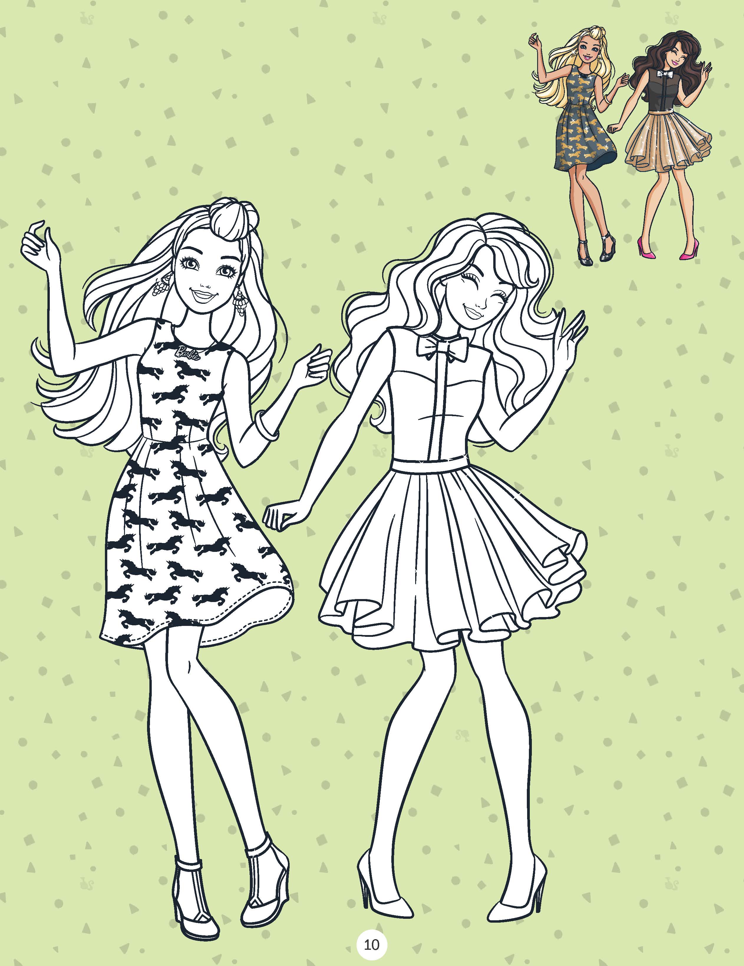 Dreamland Publications Barbie Copy Colouring Book - Distacart