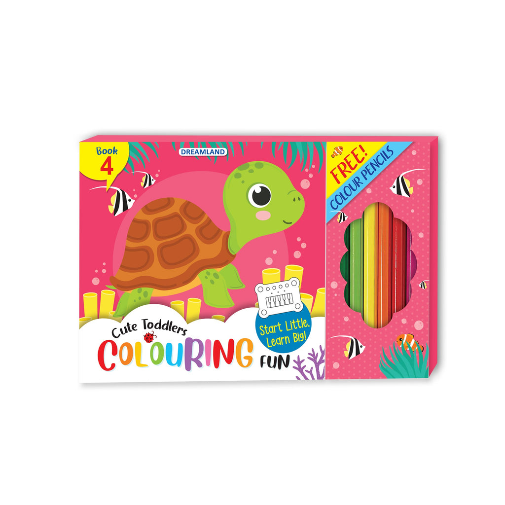 Dreamland Publications Cute Toddlers Colouring Fun Book 4 for Kids - Distacart