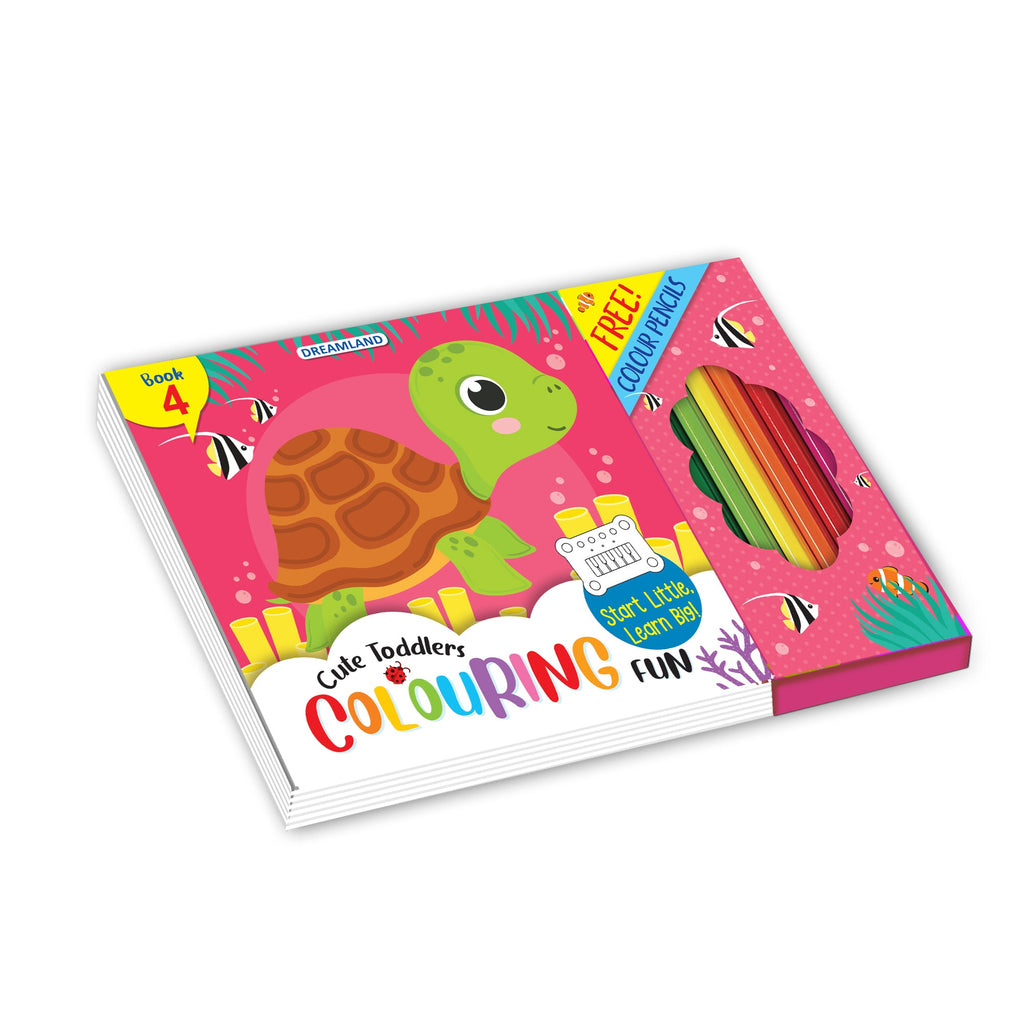 Dreamland Publications Cute Toddlers Colouring Fun Book 4 for Kids - Distacart