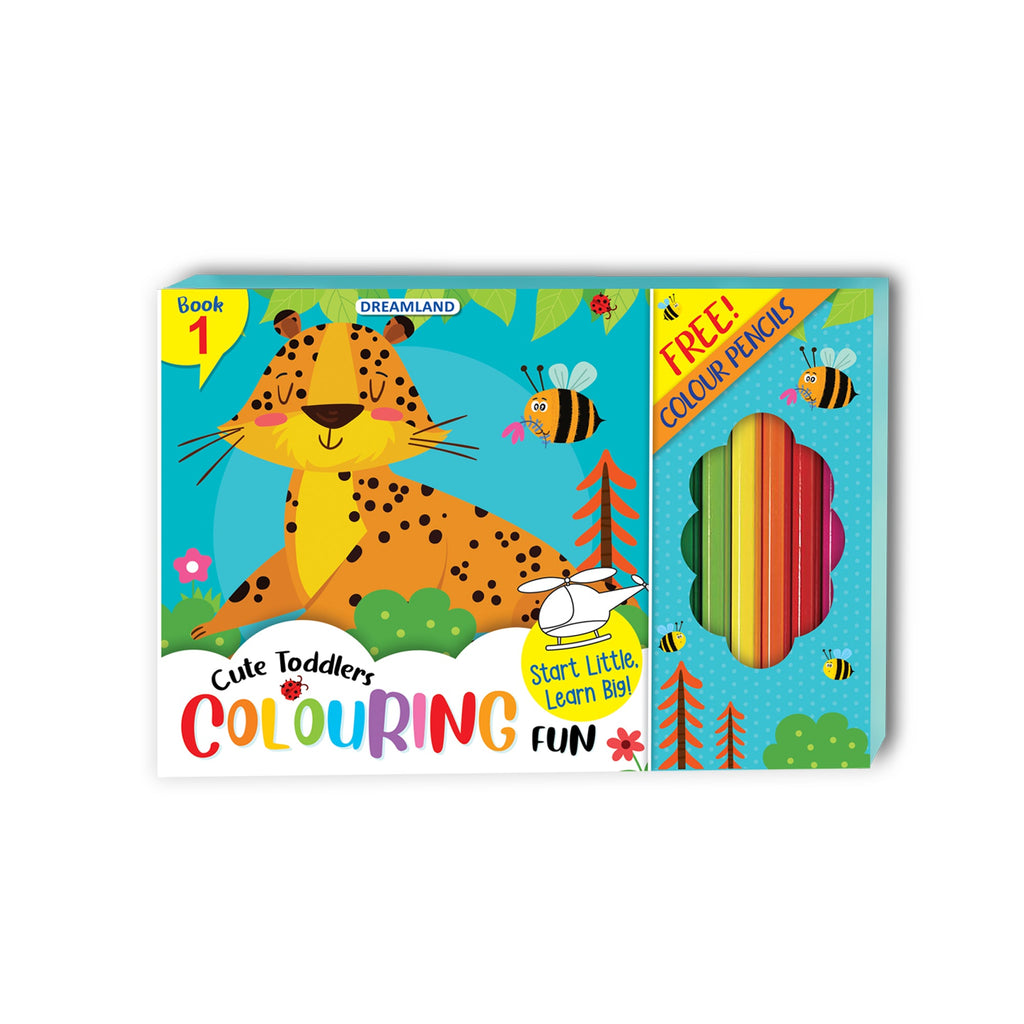 Dreamland Publications Cute Toddlers Colouring Fun Book 1 for Kids - Distacart