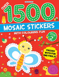 Dreamland Publications 1500 Mosaic Stickers Book 2 with Colouring Fun - Sticker Book for Kids Age 4 - 8 years - Distacart