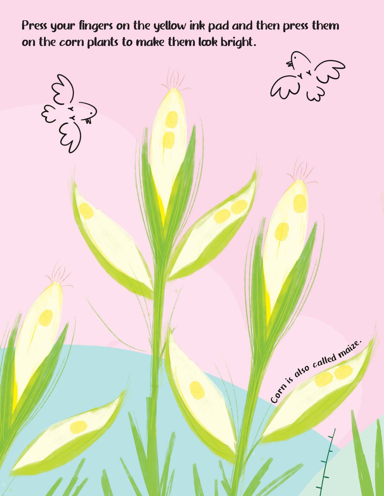 Dreamland Publications Fingerprint Art Activity Book for Children - Farm with Thumbprint Gadget - Distacart