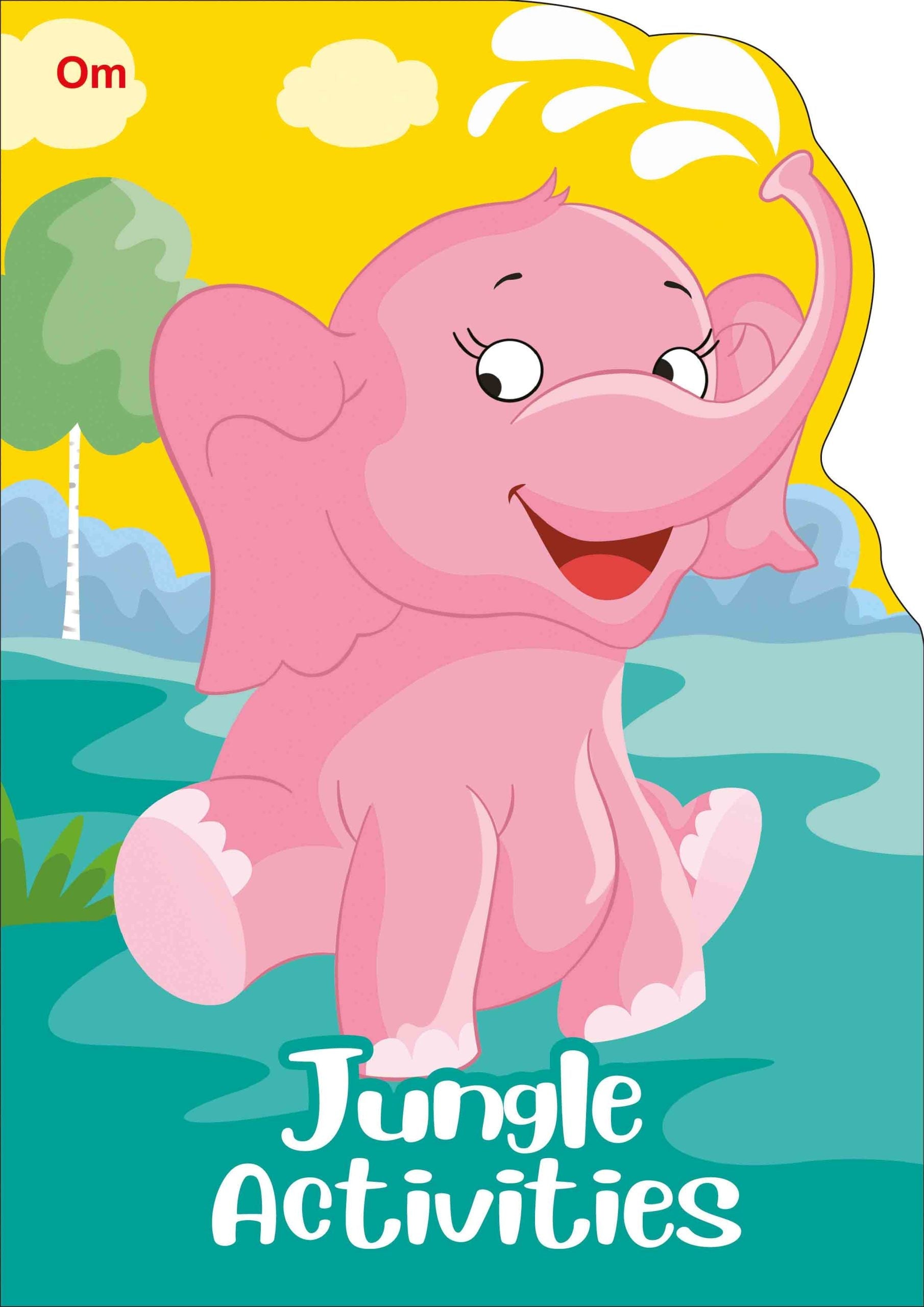 Jungle Activities: Cutout Activities book - Activity book for Children - Om Books - Distacart