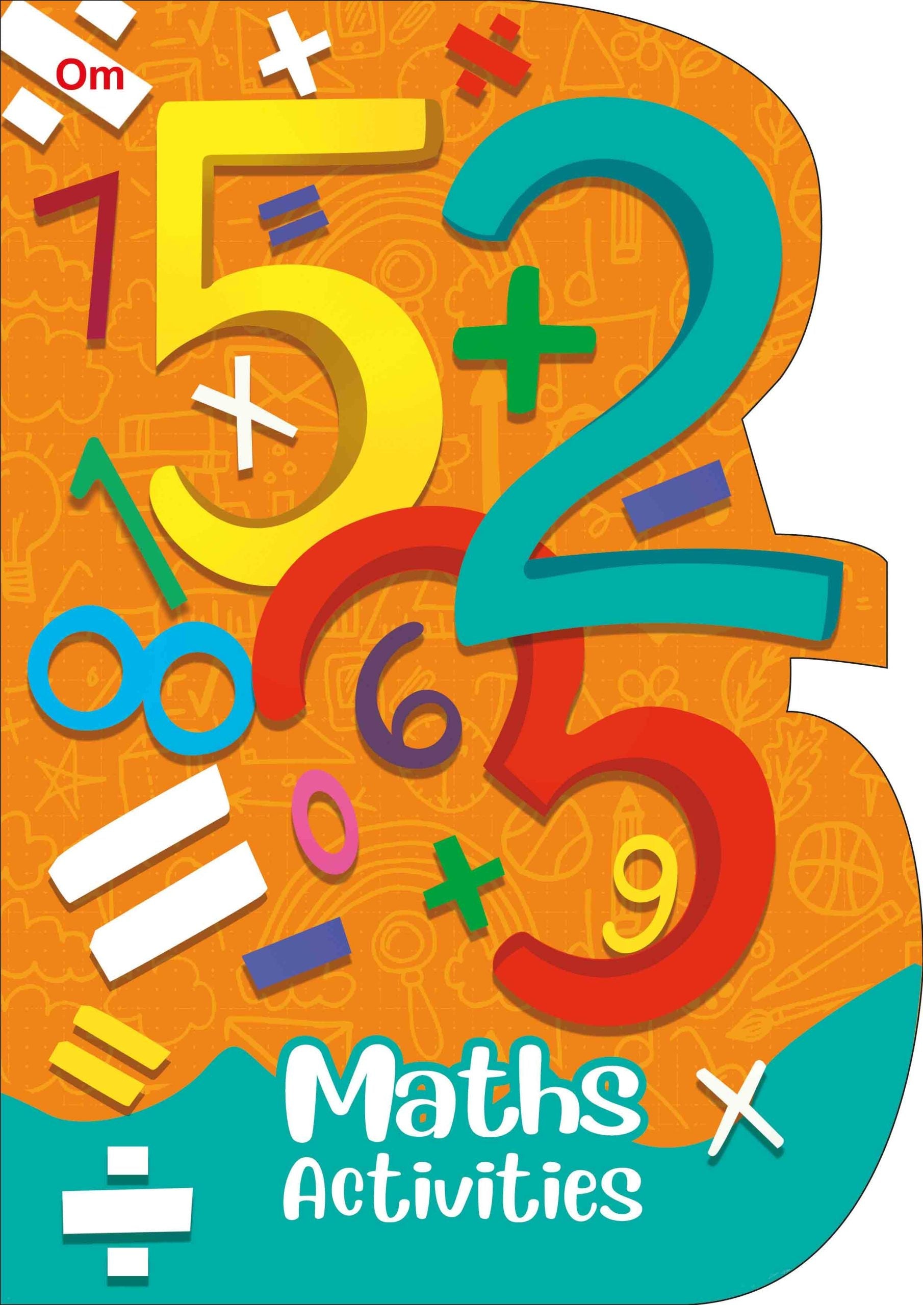 Maths Activities: Cutout Activities book - Activity book for Children - Om Books - Distacart