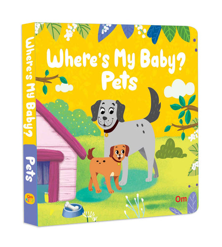 Where's My Baby Pets - Om Books
