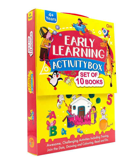 Early Learning Activity Book ( Set of 10 Books) - Box - Om Books