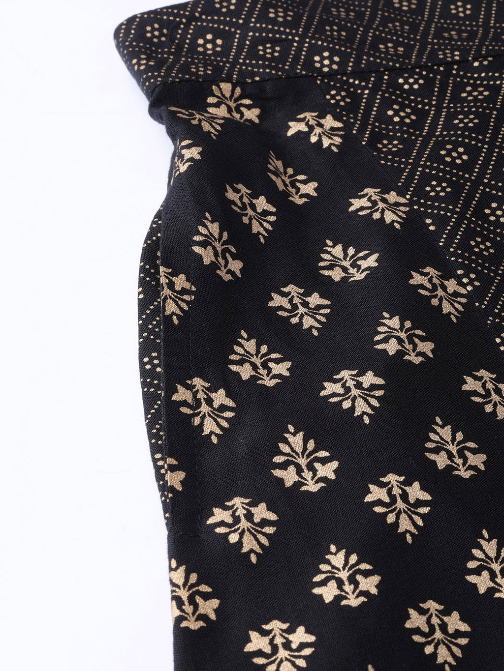 Juniper Women Black Rayon Printed Flared Palazzo - Distacart