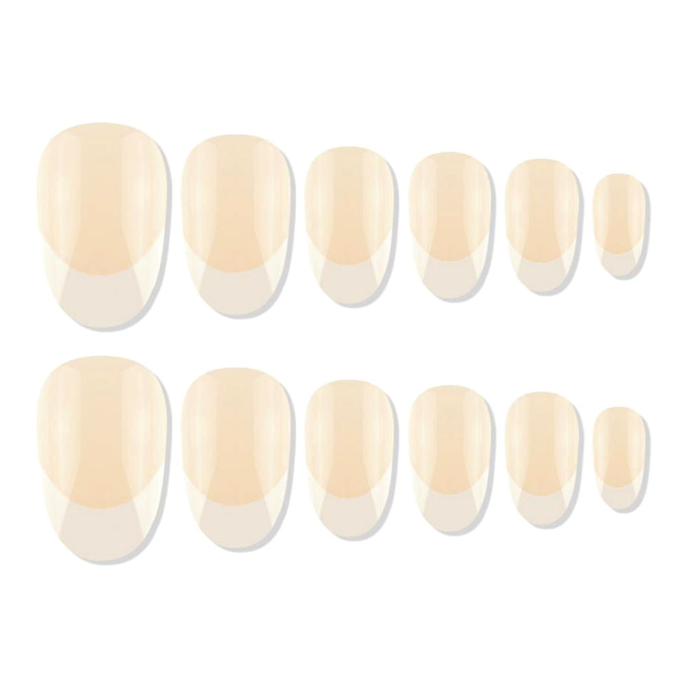 shills professional reusable press on nails french oval spn713