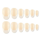 shills professional reusable press on nails french oval spn713