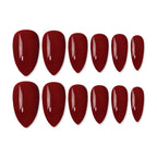 shills professional reusable press on nails almond spn621