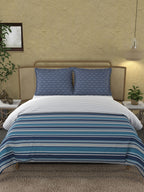 MYTRIDENT Unisex Blue Bedsheets