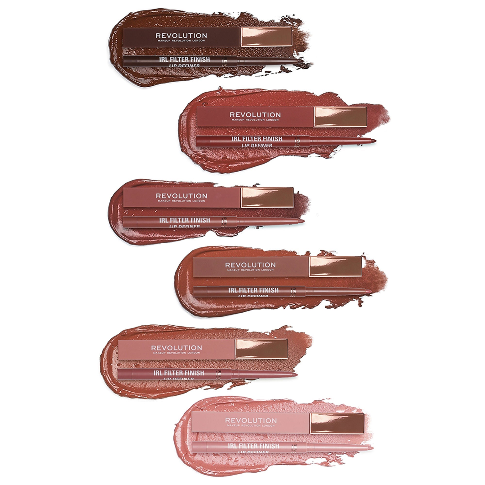 Makeup Revolution Irl Filter Finish Lip Liner Definer - Caramel Syrup
