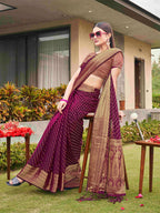Tikhi Imli Embellished Zari Art Silk Saree - Distacart