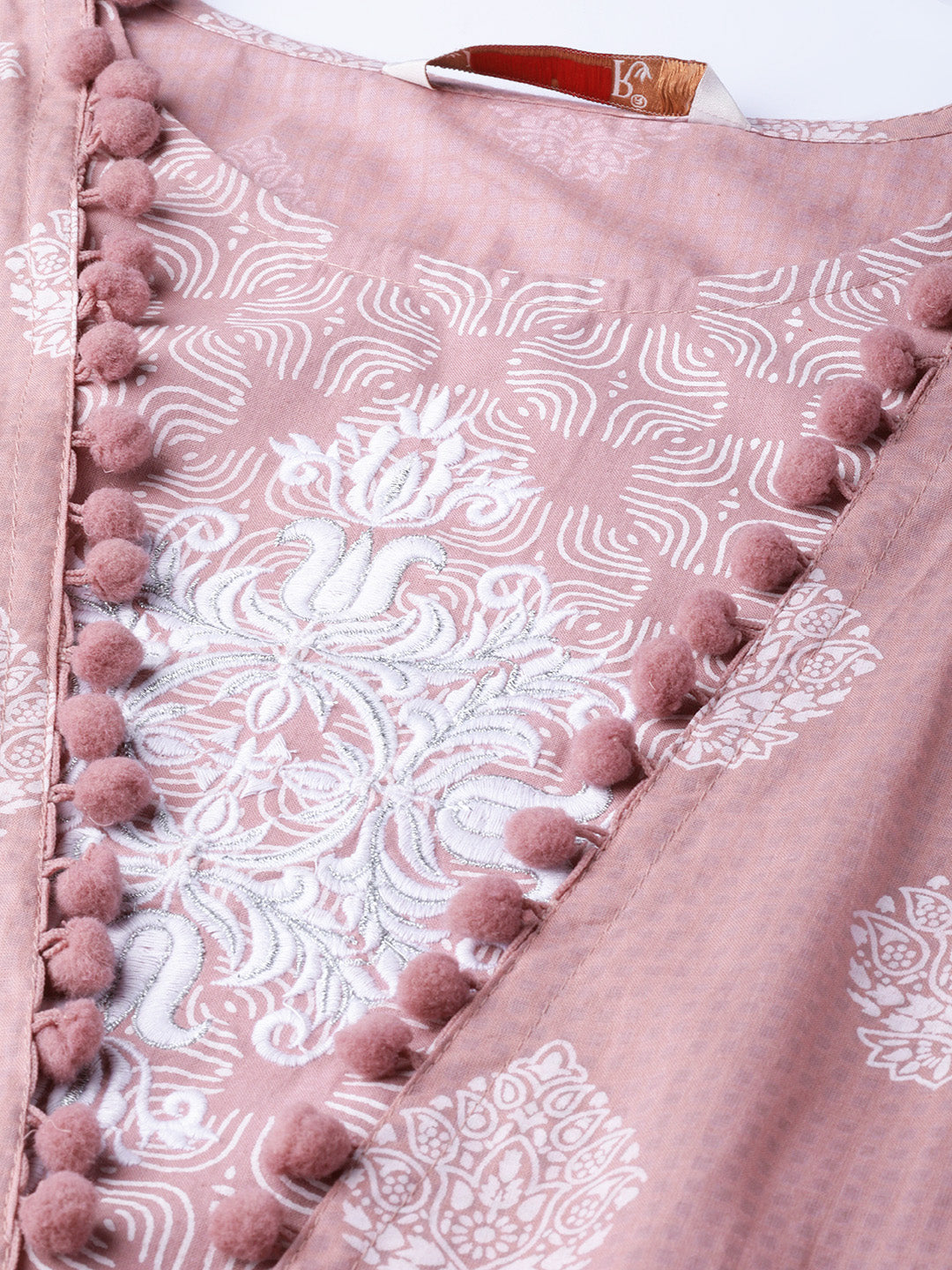 Juniper Womens Pink Cambric Double Layered Kurta - Distacart