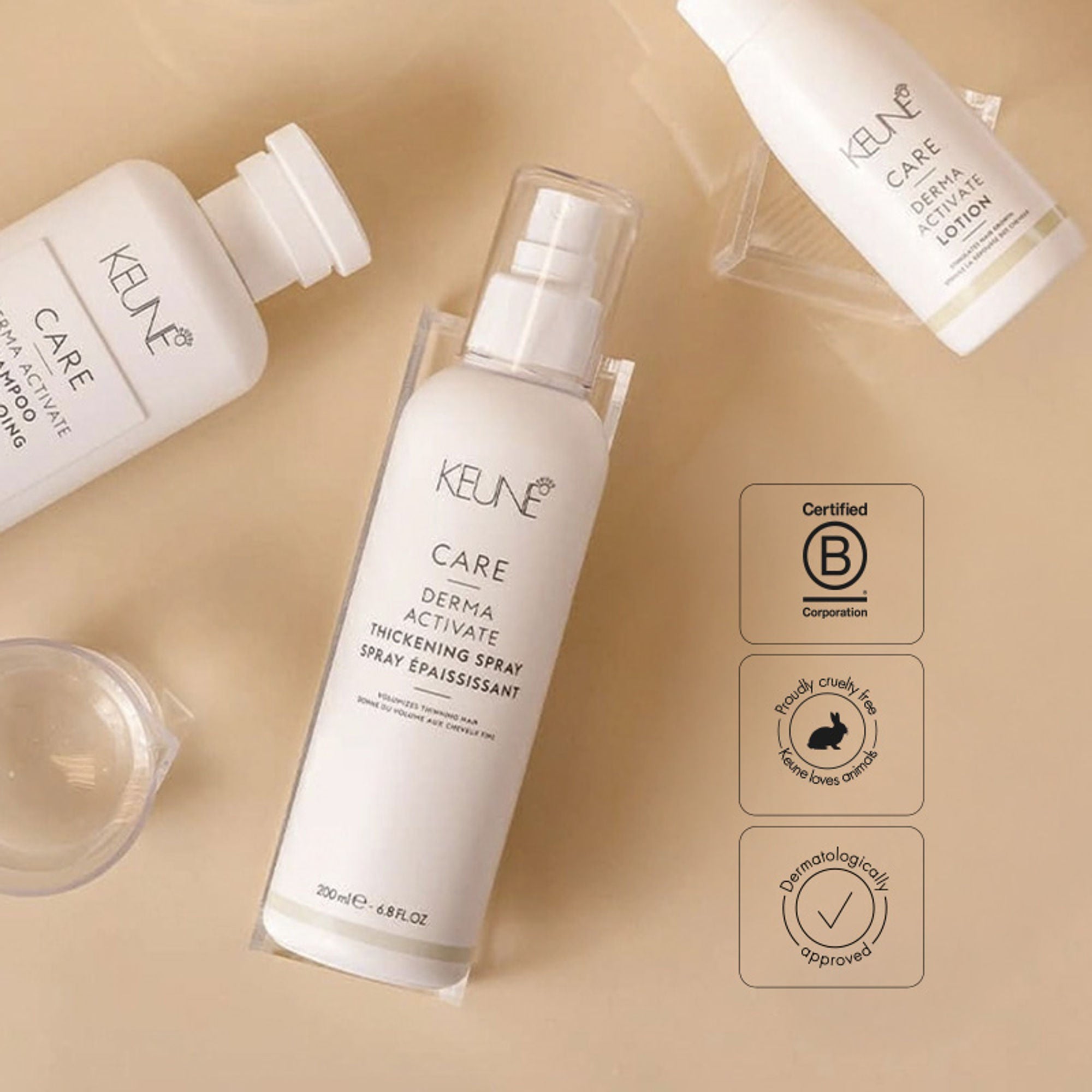 Keune Haircosmetics Care Derma Activate Thickening Spray - Distacart