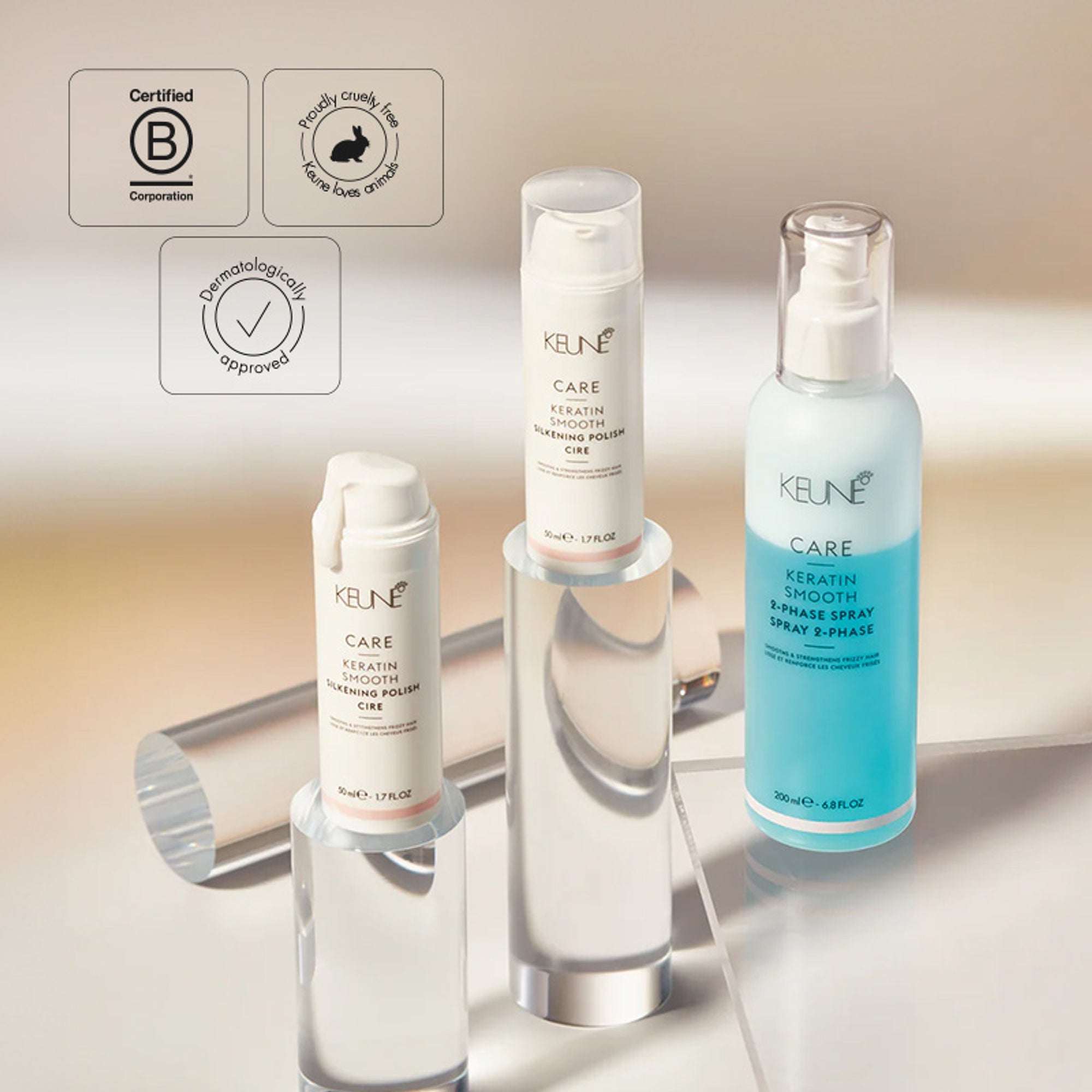 Keune Haircosmetics Care Keratin Smooth 2 Phase Spray