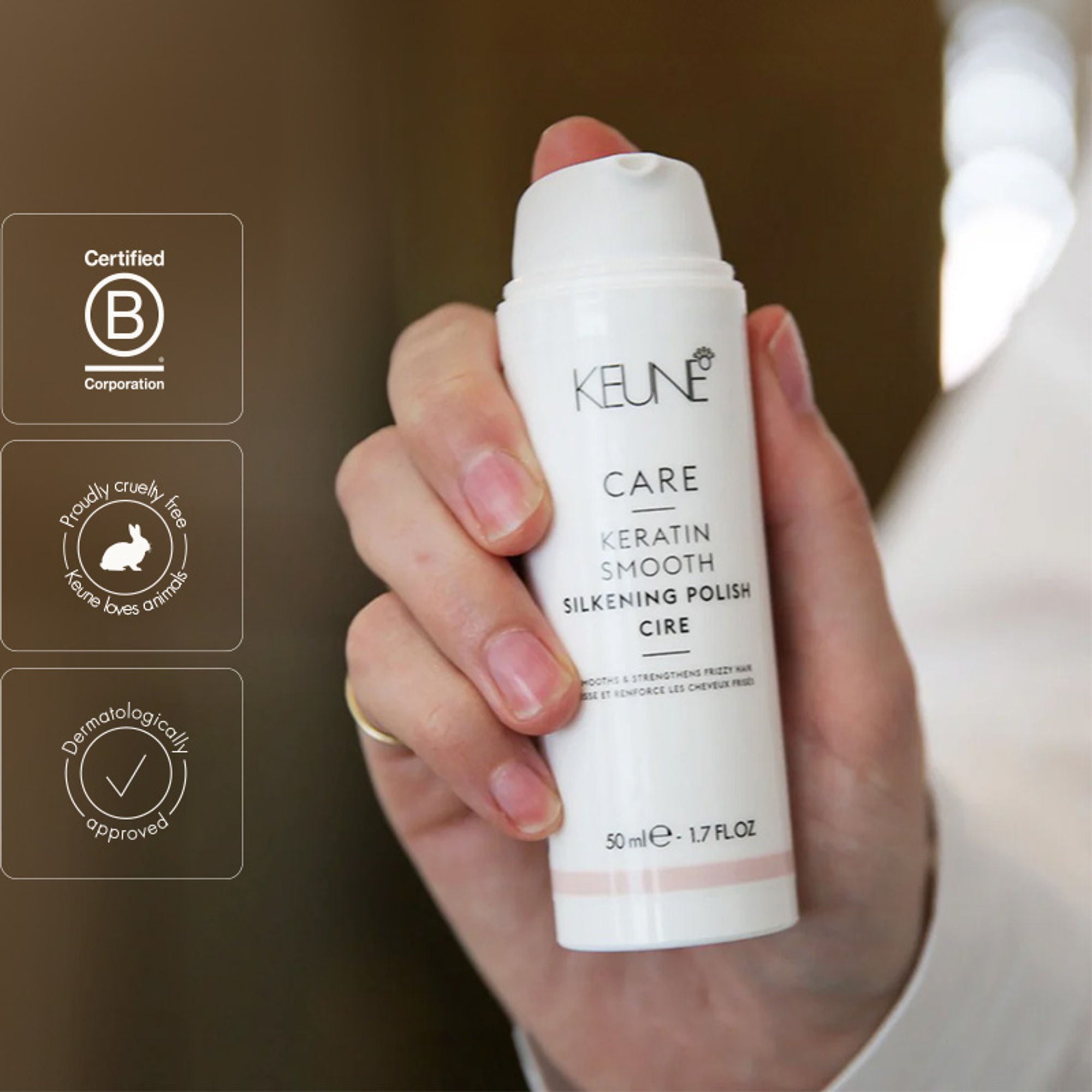 Keune Haircosmetics Care Keratin Smooth Silkening Polish - Distacart