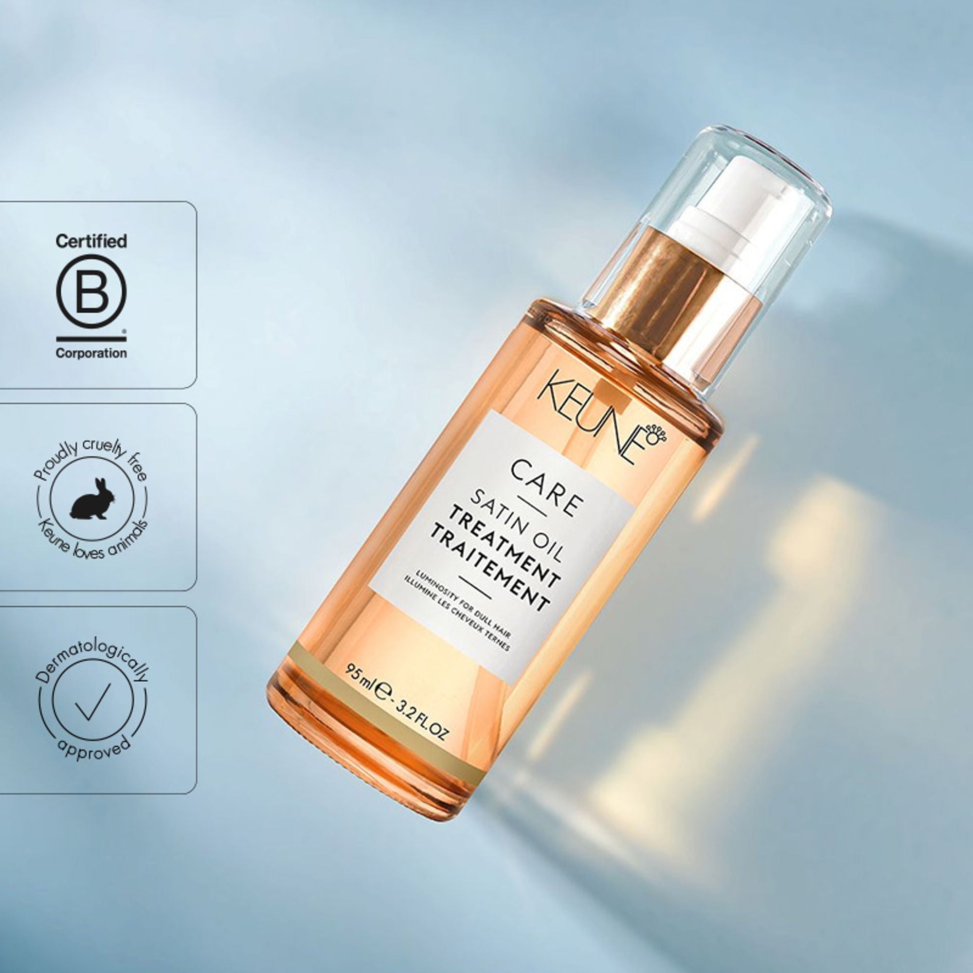 Keune Haircosmetics Care Satin Oil - Oil Treatment - Distacart
