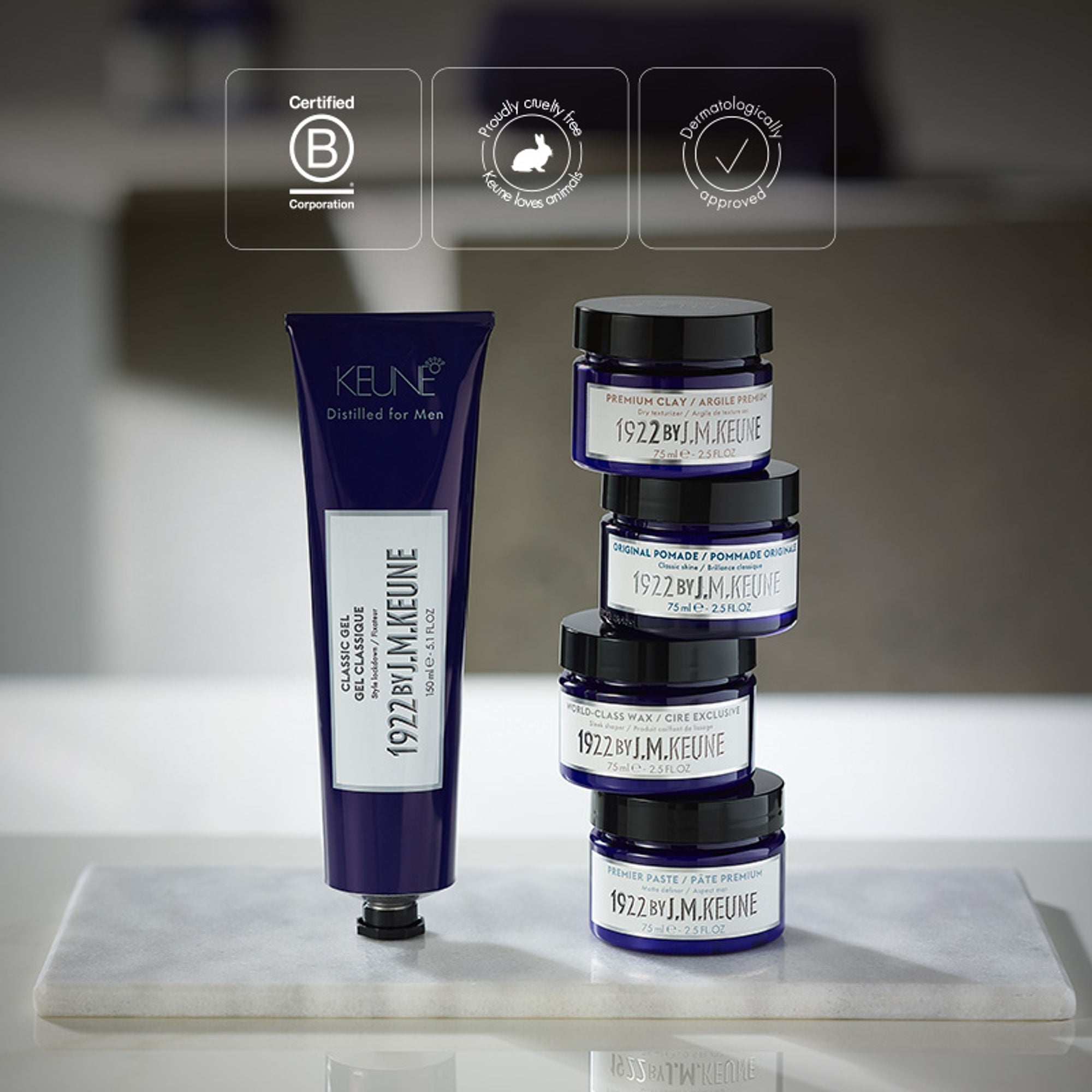 Keune Haircosmetics 1922 By J.M. Keune Classic Gel - Distacart