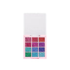 CUFFS N LASHES X The Shystyles Palette 12 Color Mini Palette - Glitter Heart 2 - Distacart