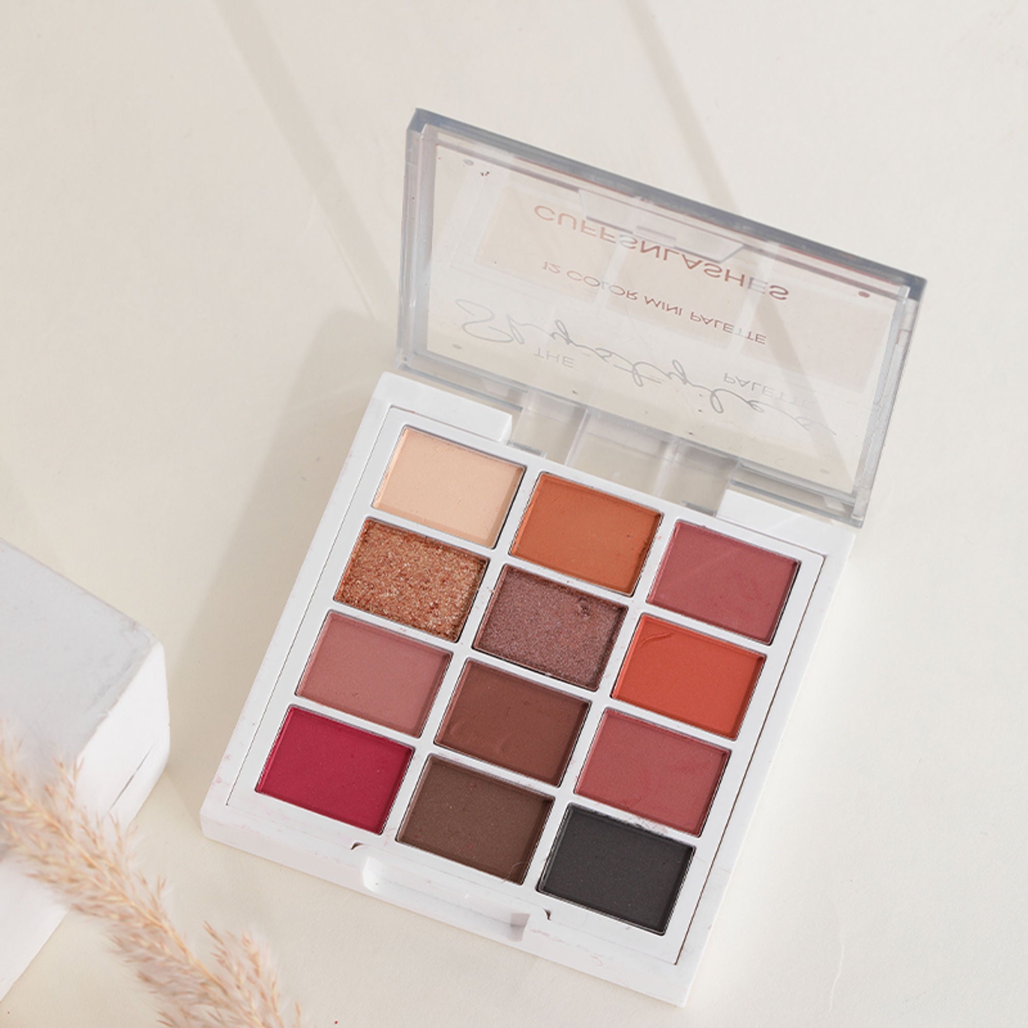 CUFFS N LASHES X The Shystyles Palette 12 Color Mini Palette - Nancy Nude - Distacart