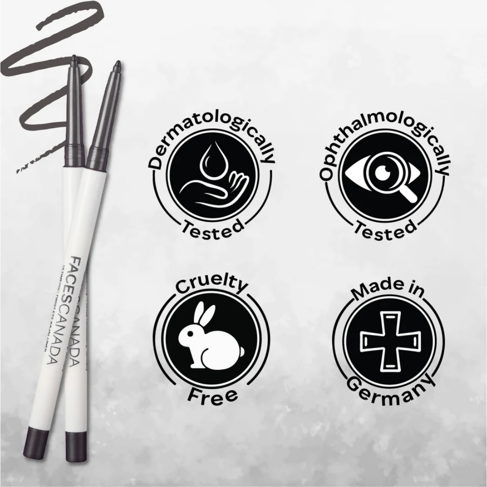 Faces Canada Ultime Pro Twist Eye Kajal Liner - Silver 01