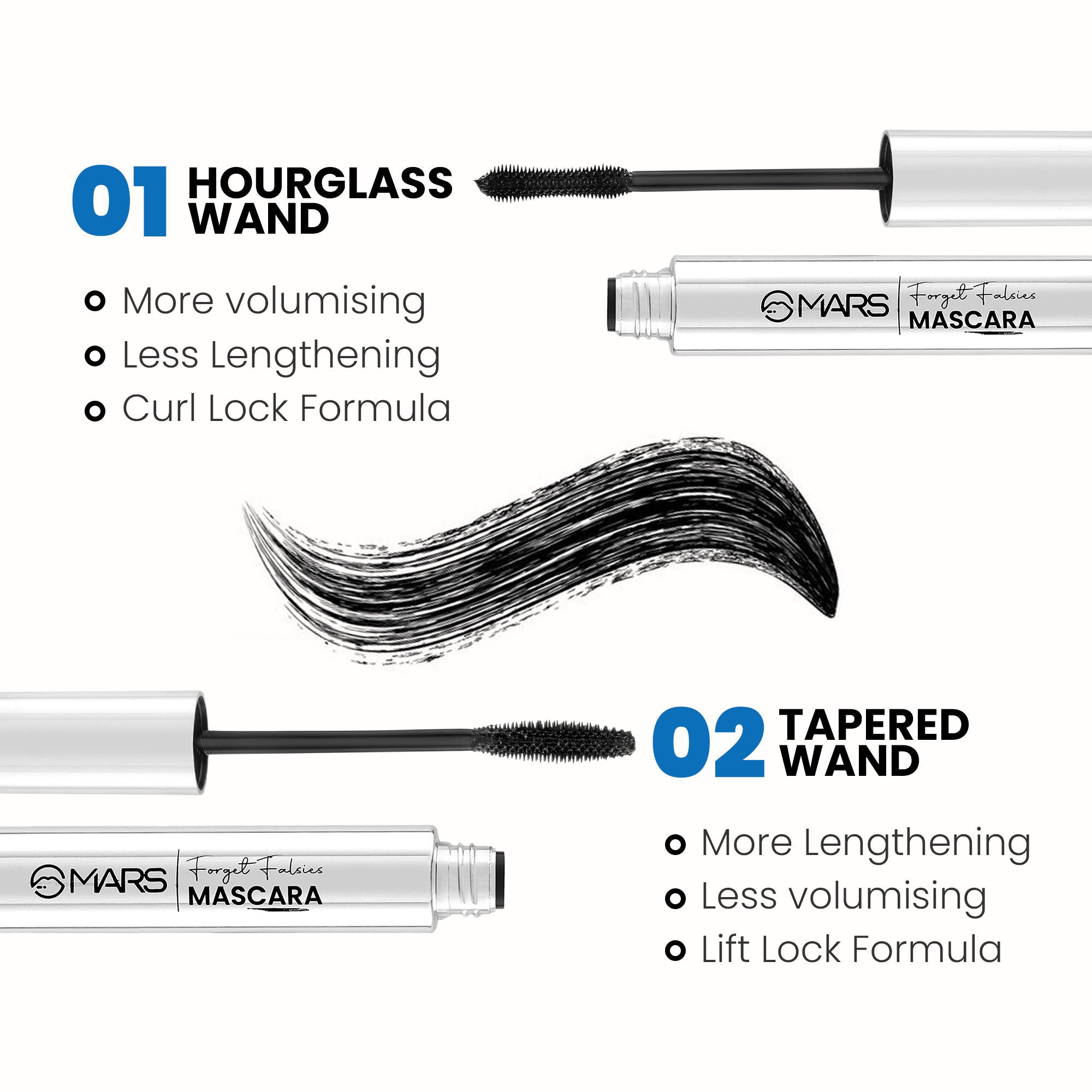MARS Cosmetics Forget Falsies Mascara - 2 - Distacart