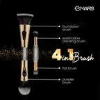 MARS Cosmetics 4 In 1 Travel Brush