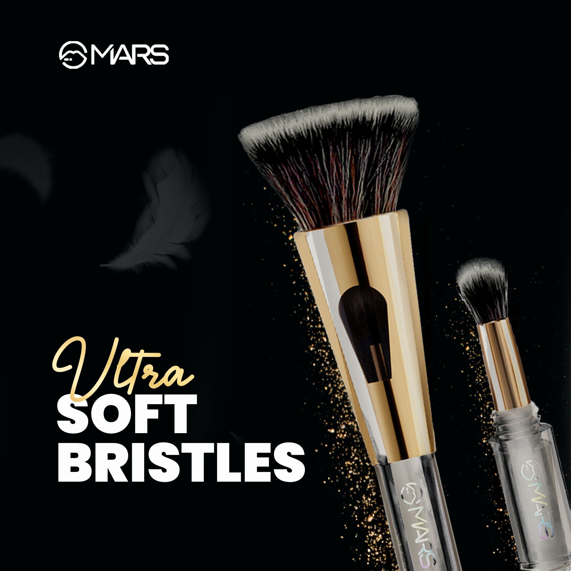 MARS Cosmetics 4 In 1 Travel Brush