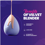 MARS Cosmetics Microfibre Velvet Beauty Blender - Distacart