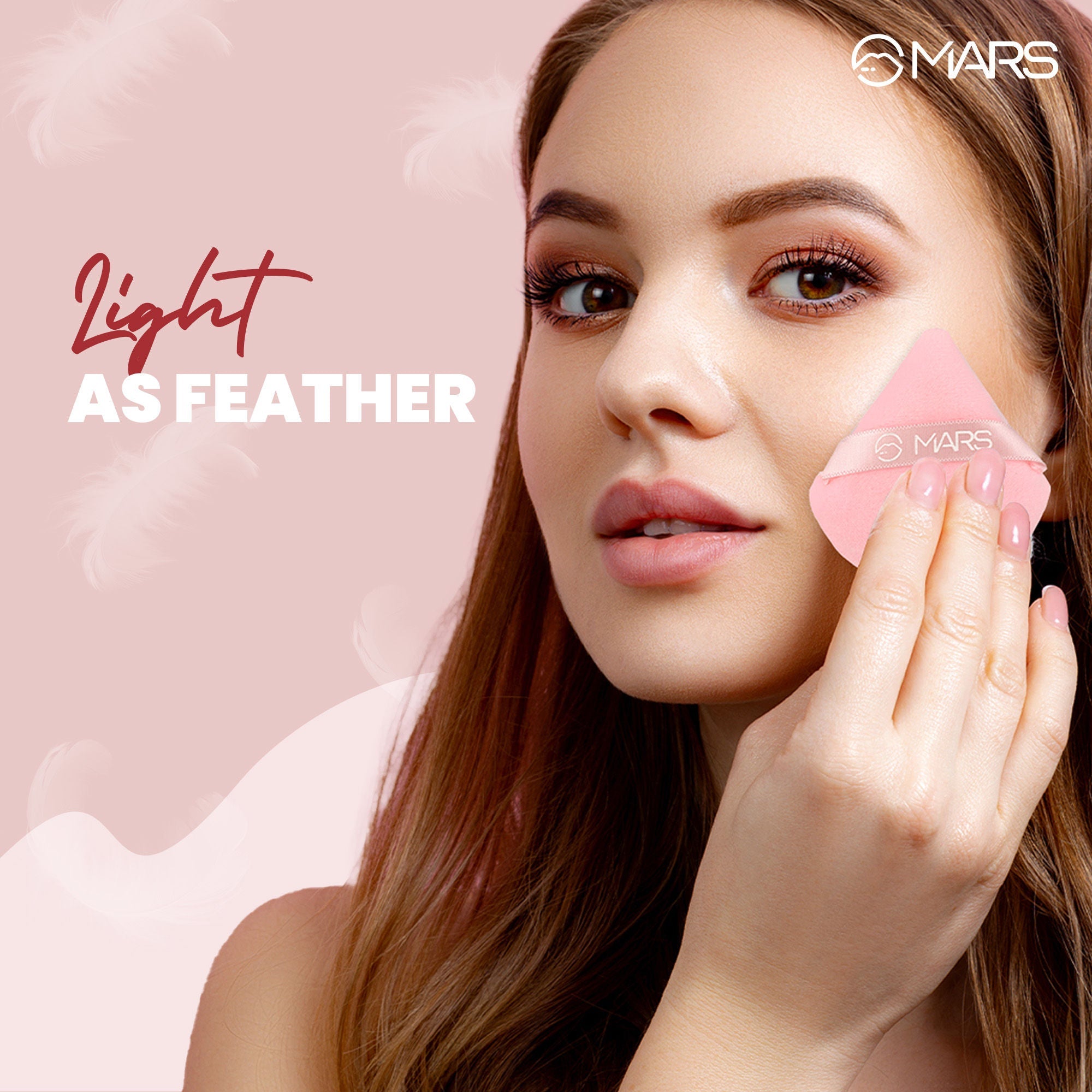 MARS Cosmetics Pizza Powder Puff for Face Makeup - Distacart
