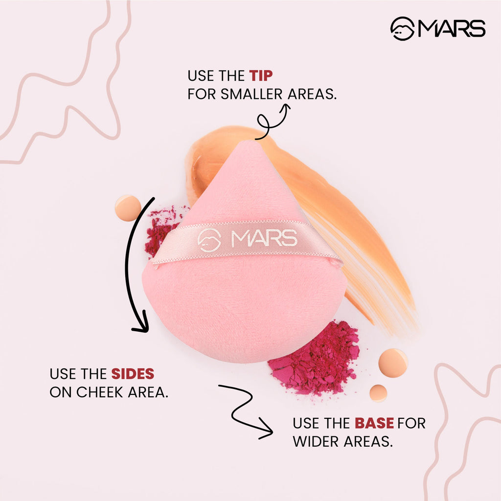MARS Cosmetics Pizza Powder Puff for Face Makeup - Distacart