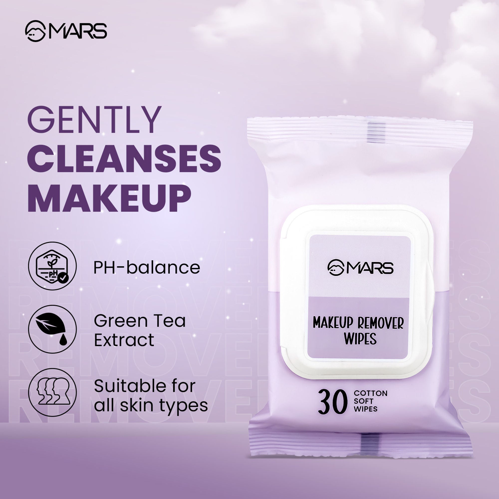 MARS Cosmetics Makeup Remover Wet Wipes - Distacart