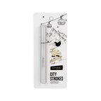 MARS Cosmetics City Stroke Charming Eyes Liquid Eyeliner - 01 White - Distacart