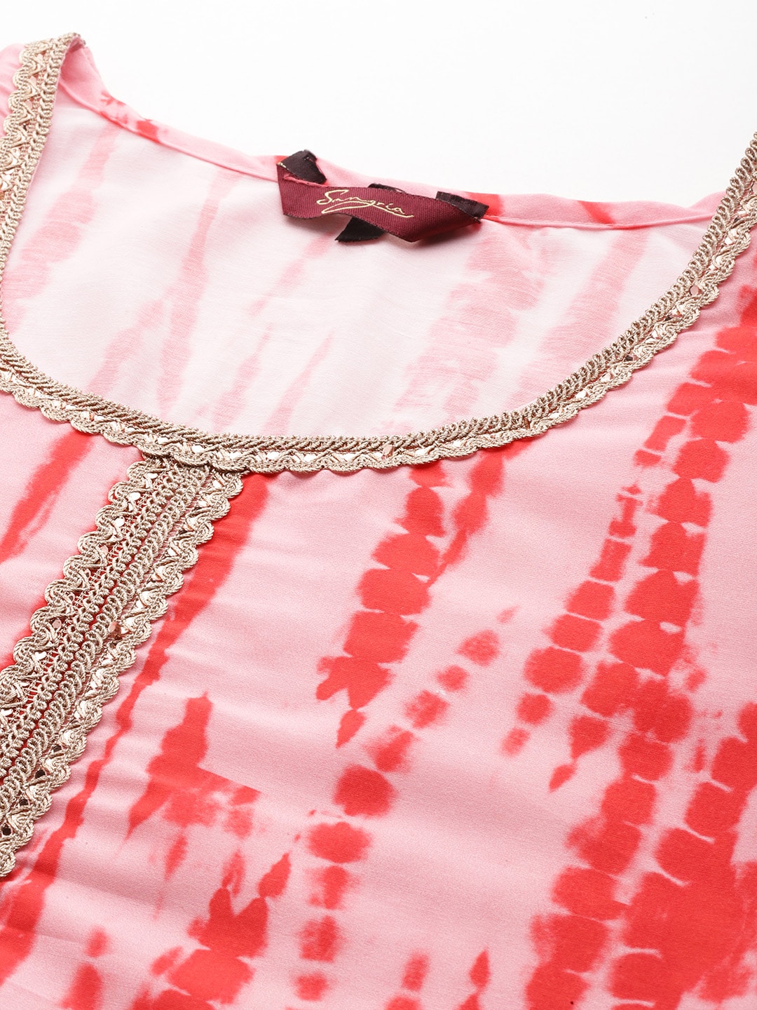 Sangria Women Printed Regular Pure Cotton Kurta with Palazzos & With Dupatta
