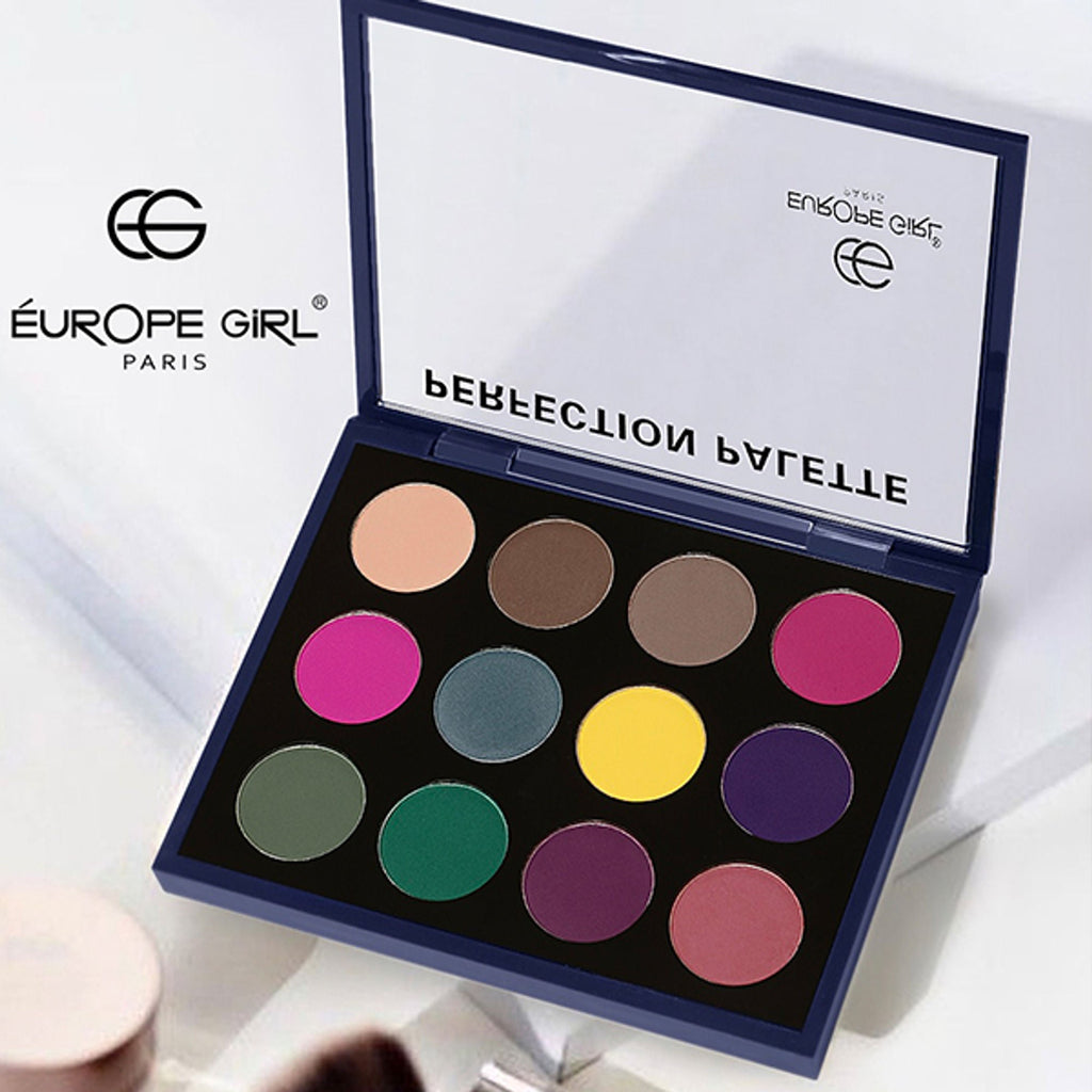 Europe Girl 12 Colour Eyeshadow Perfection Palette - Candy