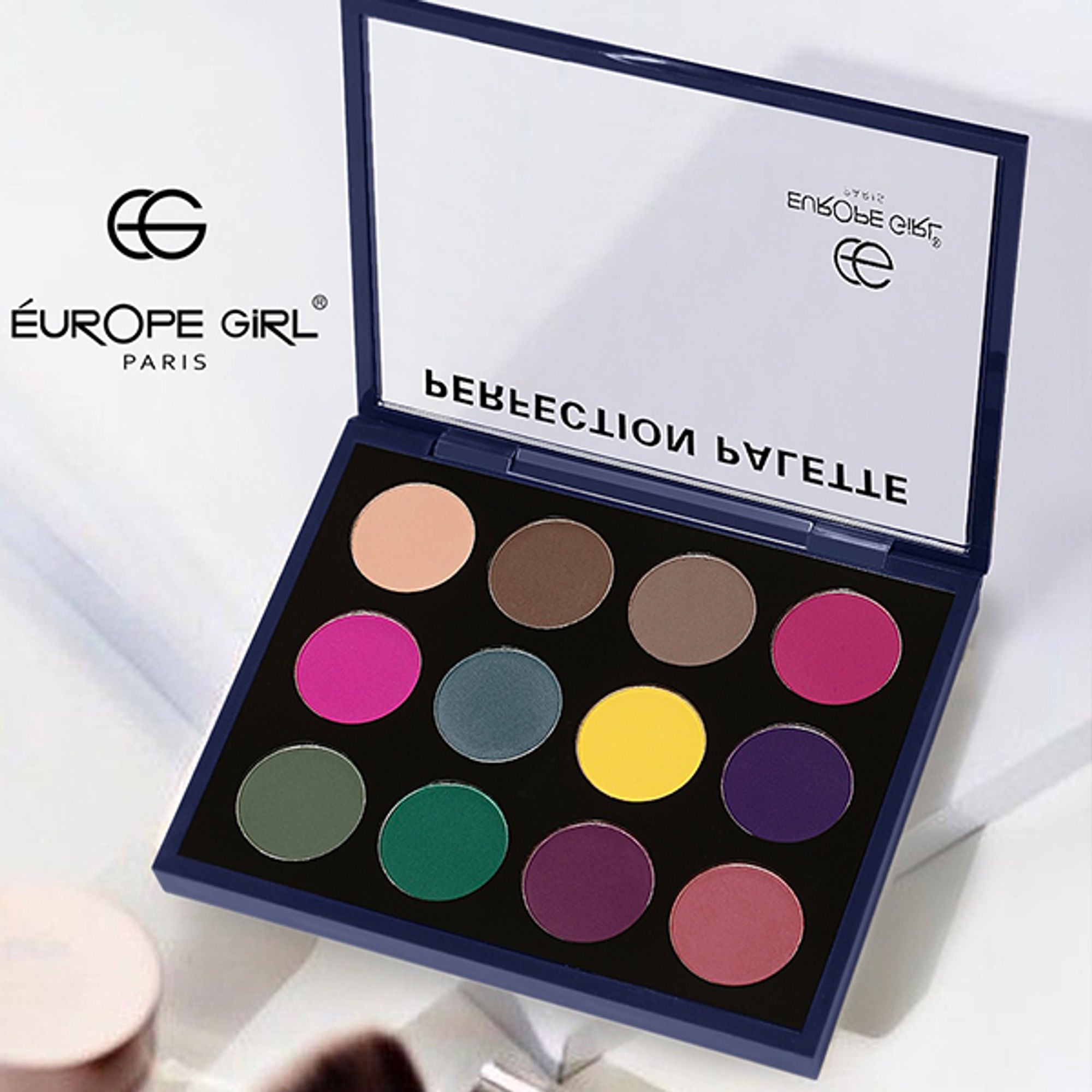 Europe Girl 12 Colour Eyeshadow Perfection Palette - Candy