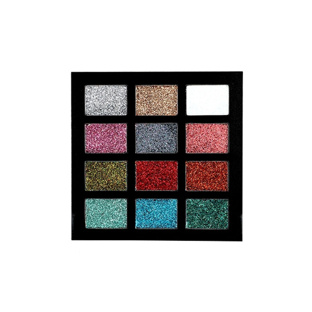 Europe Girl 12 In 1 Glitter Palette - Mercury