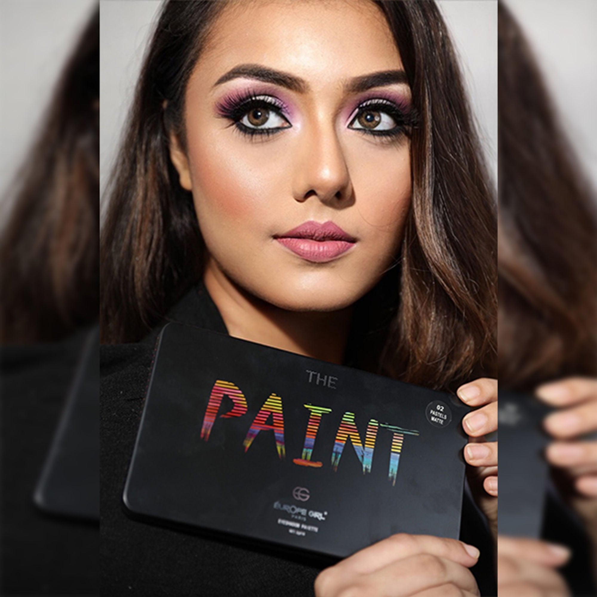 Europe Girl 18 Colour Paint Eyeshadow Palette - Pastel Matte