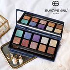 Europe Girl 10 Colour Eyeshadow Secret Palette - Diamond Dust