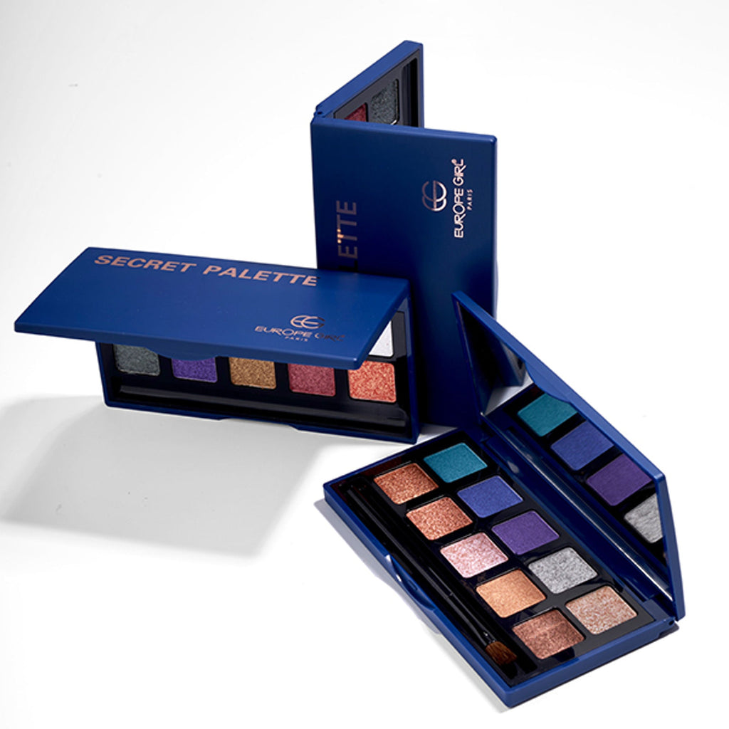 Europe Girl 10 Colour Eyeshadow Secret Palette - Rose Petal