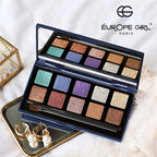 Europe Girl 10 Colour Eyeshadow Secret Palette - Rose Petal